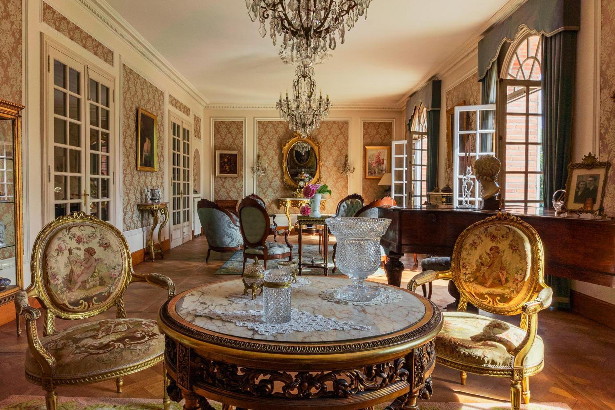 Castel Bois Marie, Maison D'Hotes มงโตบ็อง ภายนอก รูปภาพ The drawing room